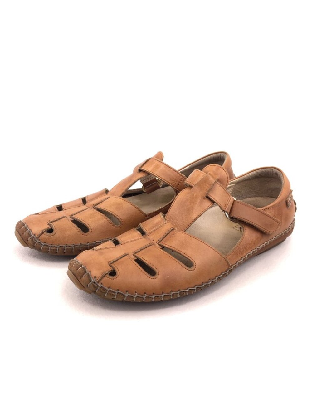 Pikolinos Jerez Brown Leather Fisherman Sandals EUR 39 - Picture 3 of 15